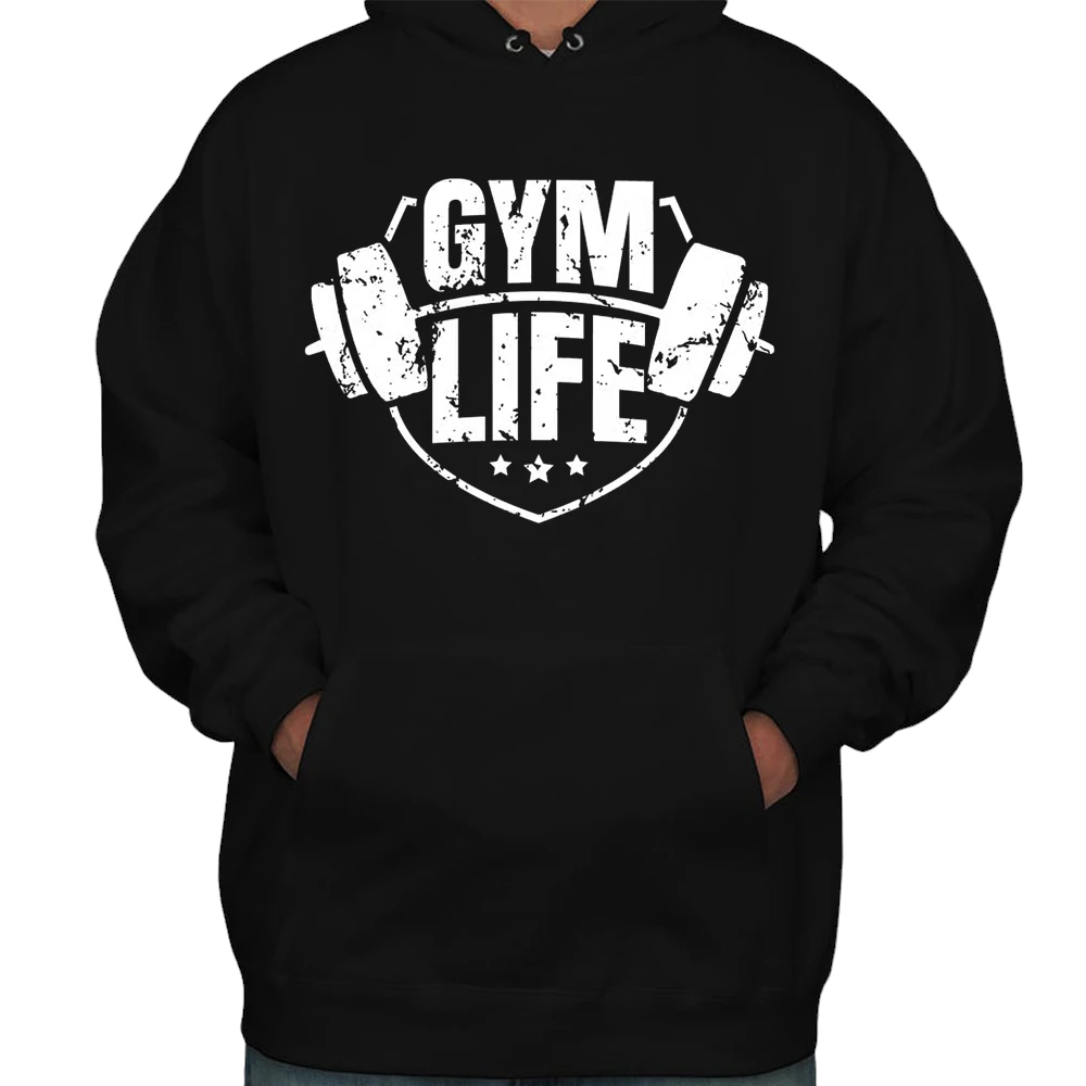 Gym Life Hoodie - Black Gym Life Hoodie - Black