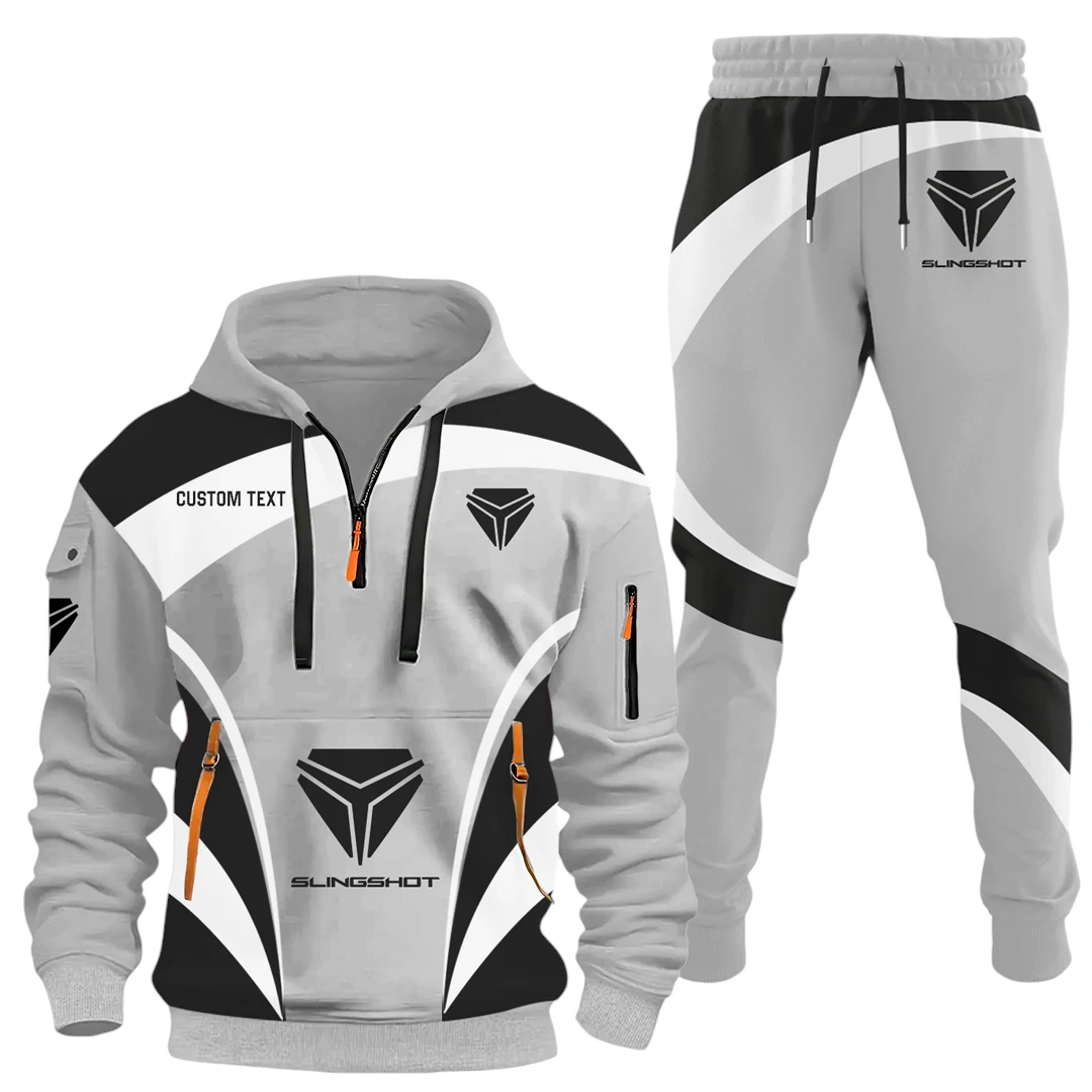 Slingshot Half Zip Hoodie x Long Pants Set All-over Print, Custom Name HIDI140325Y26QZ3HSLS Slingshot Half Zip Hoodie x Long Pants Set All-over Print, Custom Name HIDI140325Y26QZ3HSLS