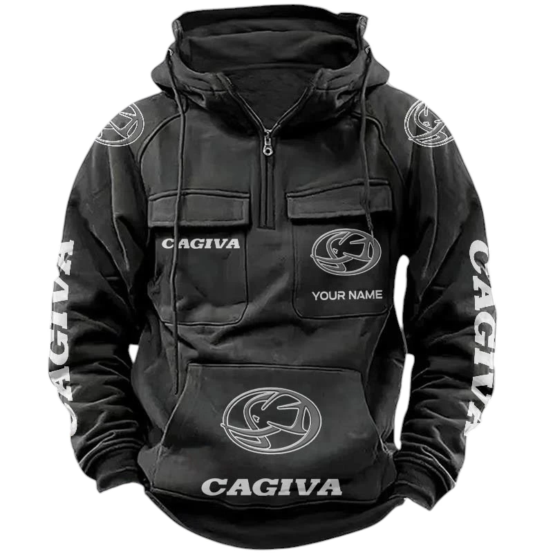 Caviga Quarter Zip Hoodie Sports Hoodie Multi-Pockets Custom Name TN240525Y41HJRCT1CAV Caviga Quarter Zip Hoodie Sports Hoodie Multi-Pockets Custom Name TN240525Y41HJRCT1CAV