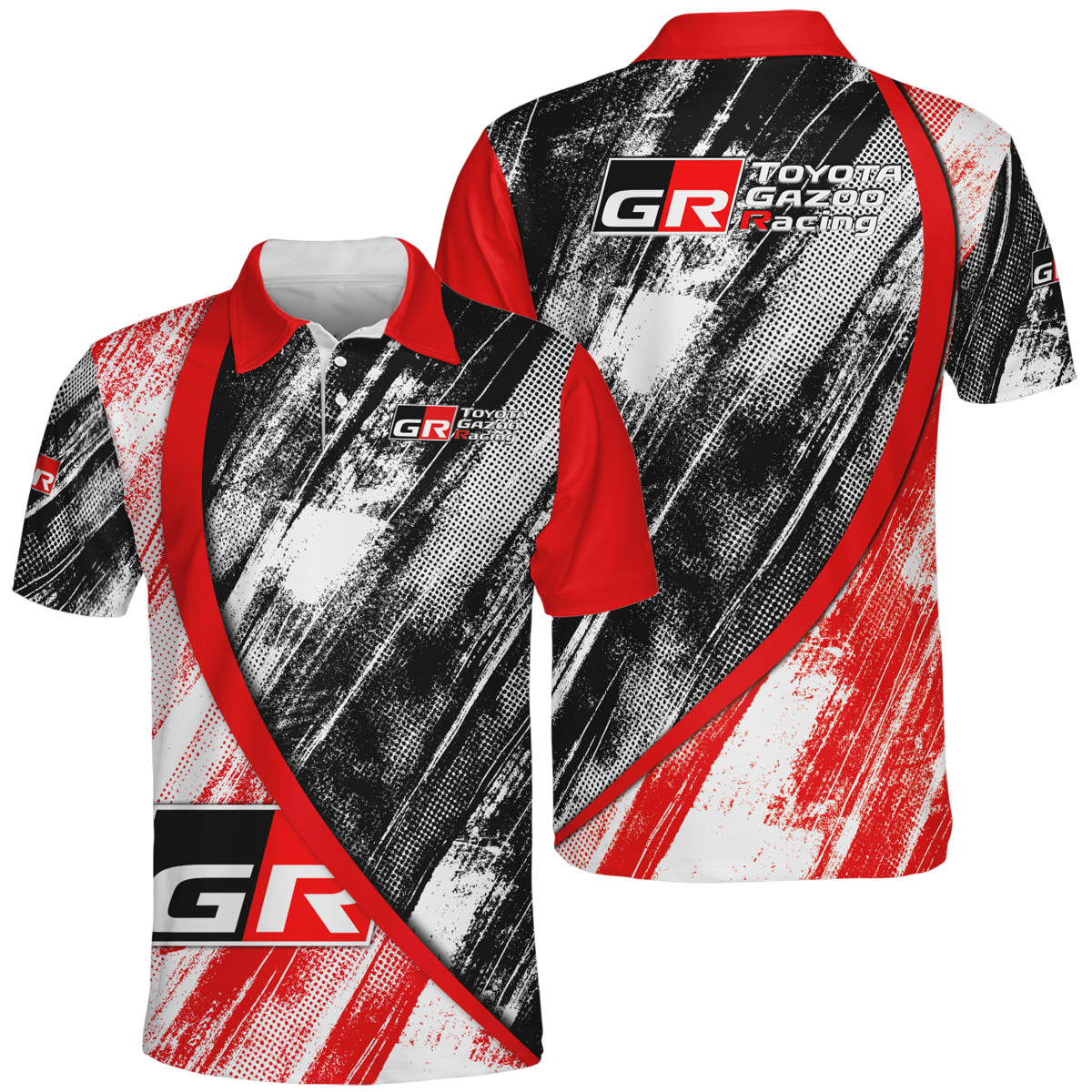 Toyota Gazoo Racing Polo All Over Prints Toyota Gazoo Racing Polo All Over Prints